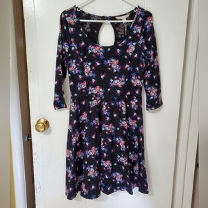 Lauren Conrad floral fit and flare dress